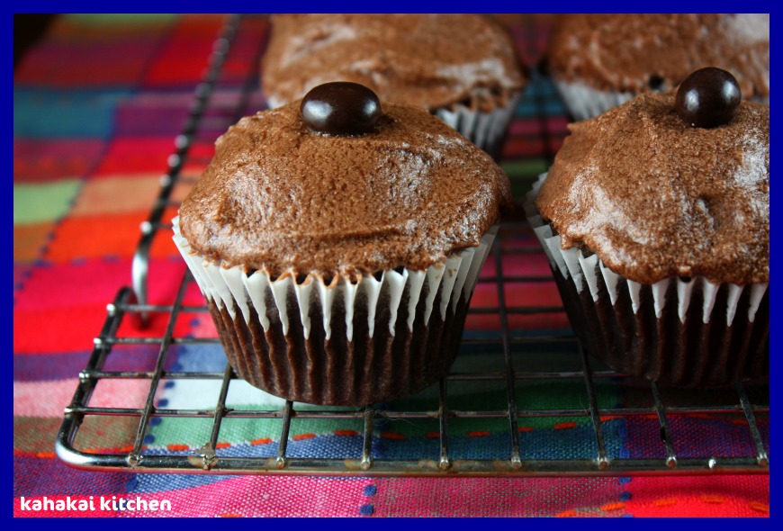 Kahakai Kitchen Vegan ChocolateAvocado Cupcakes with Vegan Chocolate