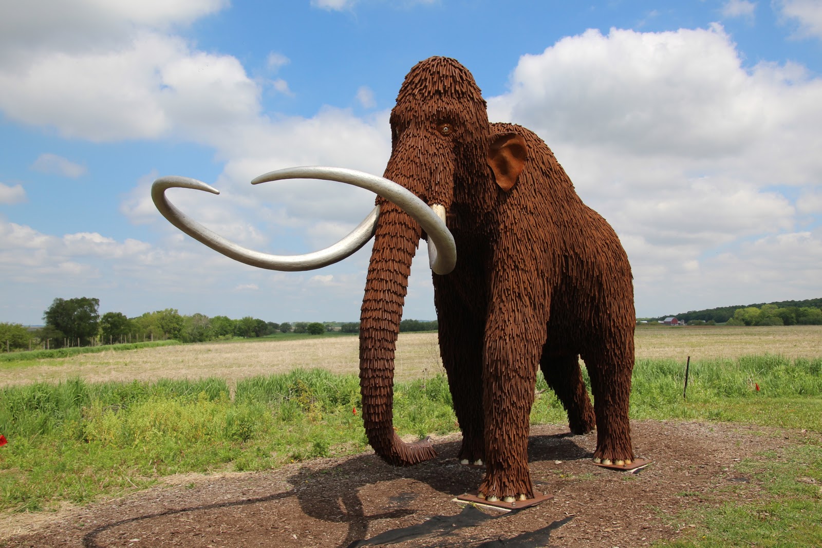 Wisconsin Historical Markers Horicon Marsh Visitor Center Woolly Mammoth