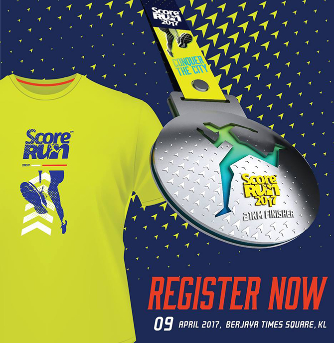 Score Run 2017 Conquer The City @ Berjaya Times Square, Malaysia