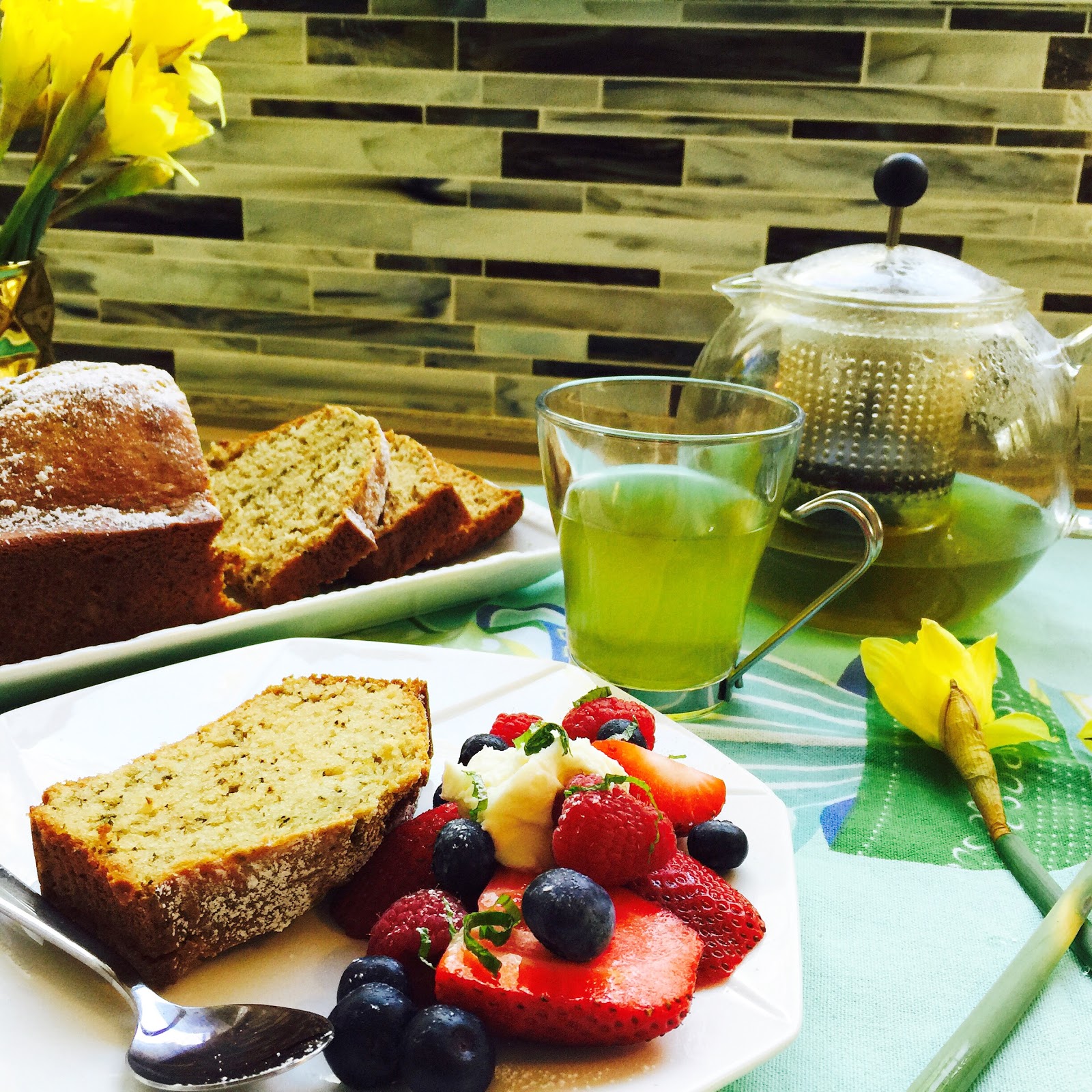 doughreme Green Tea Pound Cake