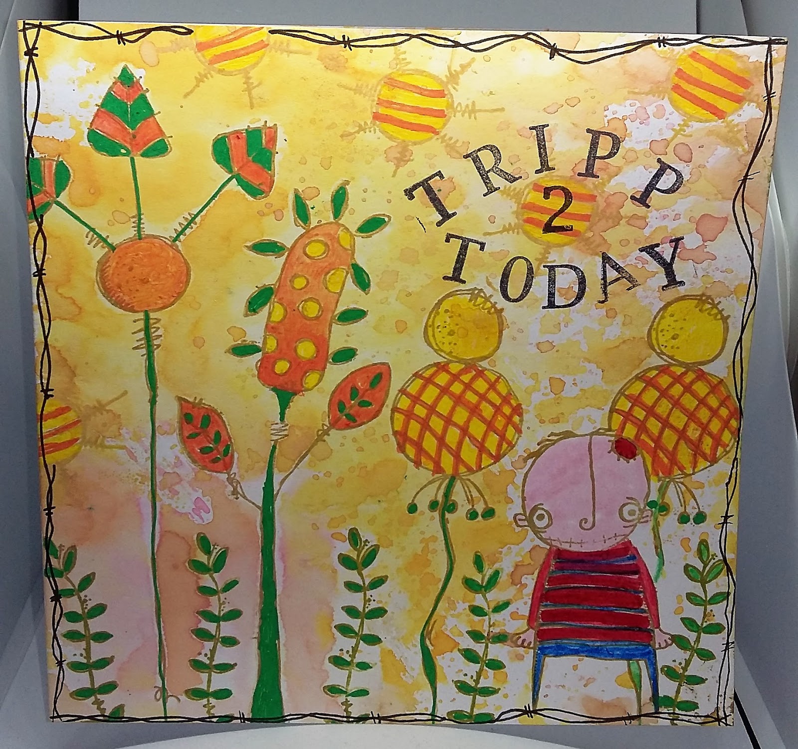 Fisher's Cards and Crafts Tripps card