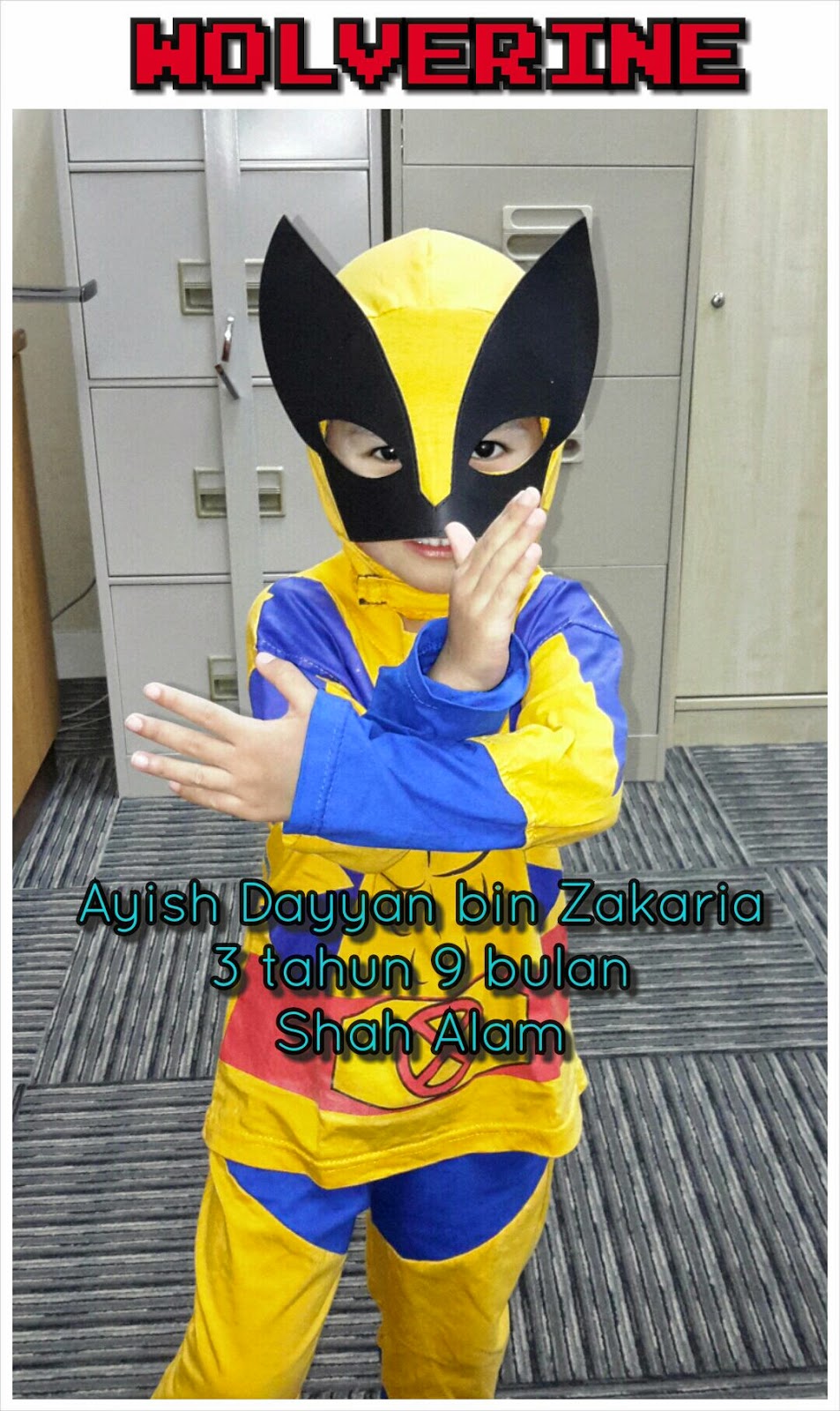 ANIDA Collection: Costume Super Hero Kanak-kanak