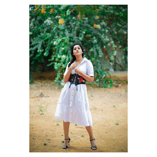 Anchor Rashmi Gautam Latest White Dress Photoshoot