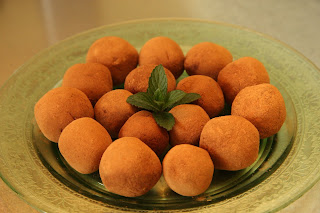 Raw, Cinnamon Cacoa Truffles Recipe, Cocoa Served