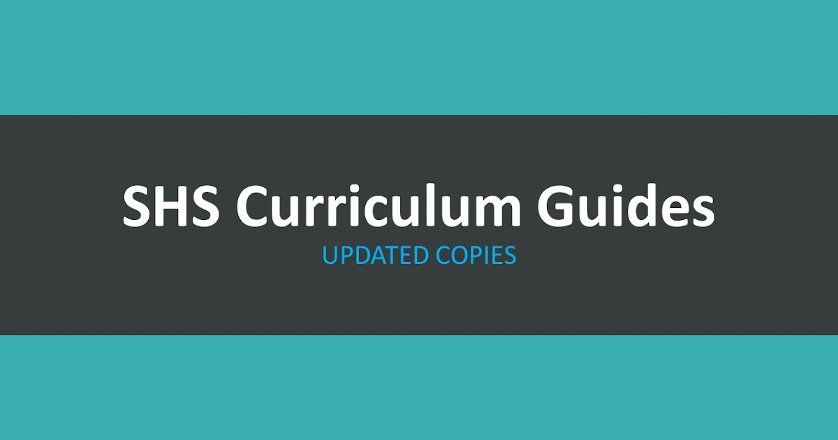 SHS Curriculum Guides