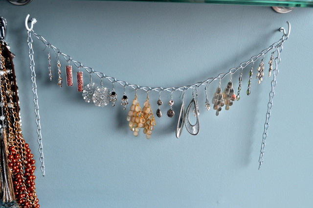 Dangling Earring organizer....for $2 - Cleverly Inspired