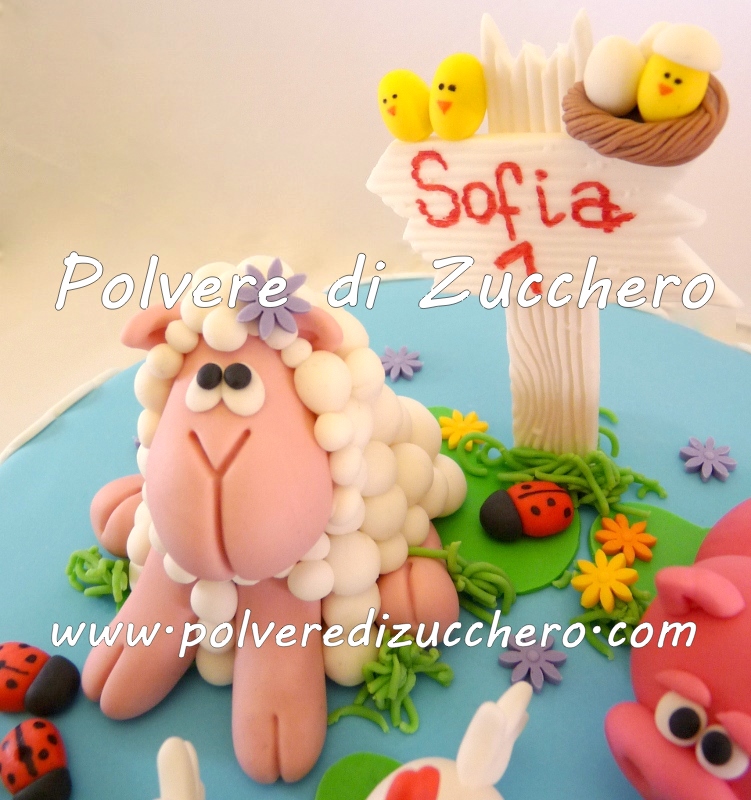 Decorazione Torta Animali Fattoria - Topper Mucca, Pecora, Maiale | Feste Compleanno Bambini - Foto 12