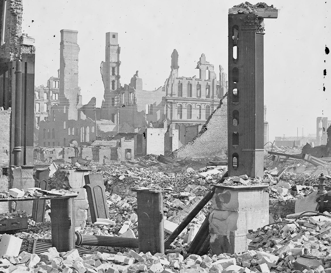 Que Se Paso Old El Paso La Flamme Momentos del Pasado: Chicago tras el gran incendio de 1871