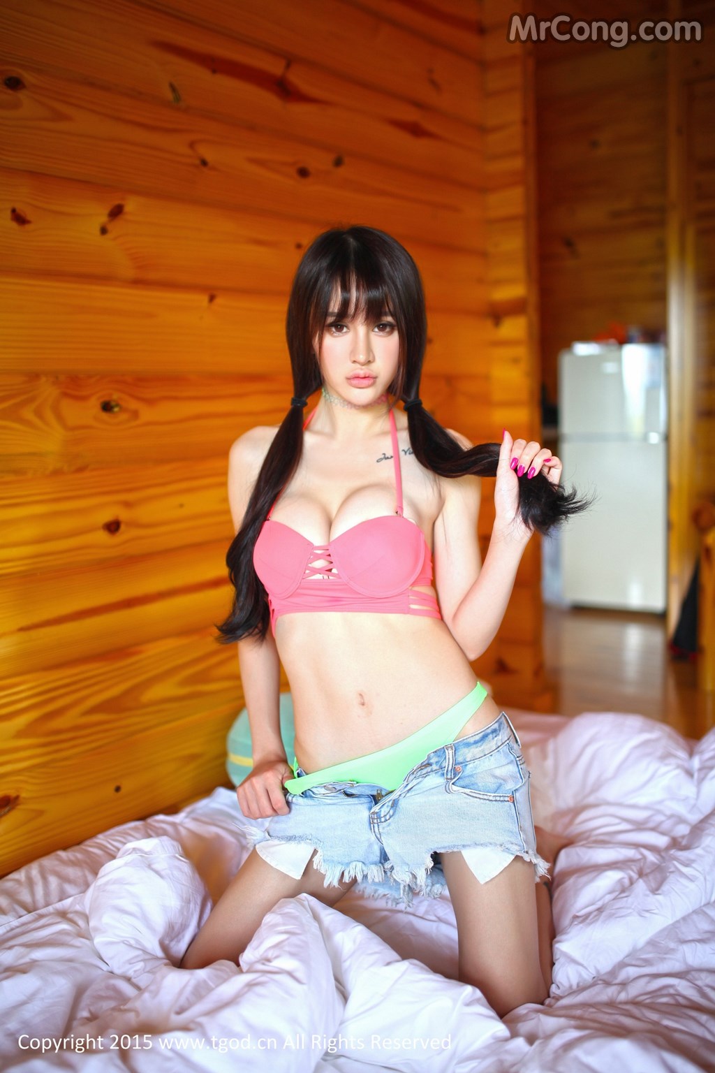 TGOD 2015-09-28: Model Cheryl (青树) (57 photos)