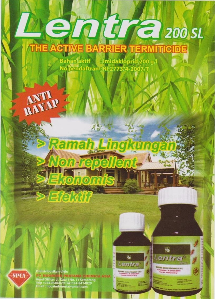 Termitisida Lentra 200SL 250ml Obat Rayap JESSKA SHOP