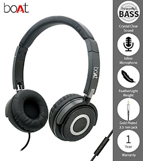 Boat BassHeads 900 Wired Headphone with Mic