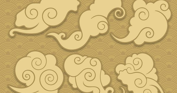 Đồ họa đám mây cổ Á Đông clouds vector 5418 ~ MrPixelVn - Chia sẻ Đồ ...