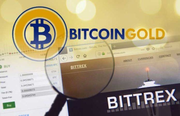 bittrex bitcoin gold wallet offline