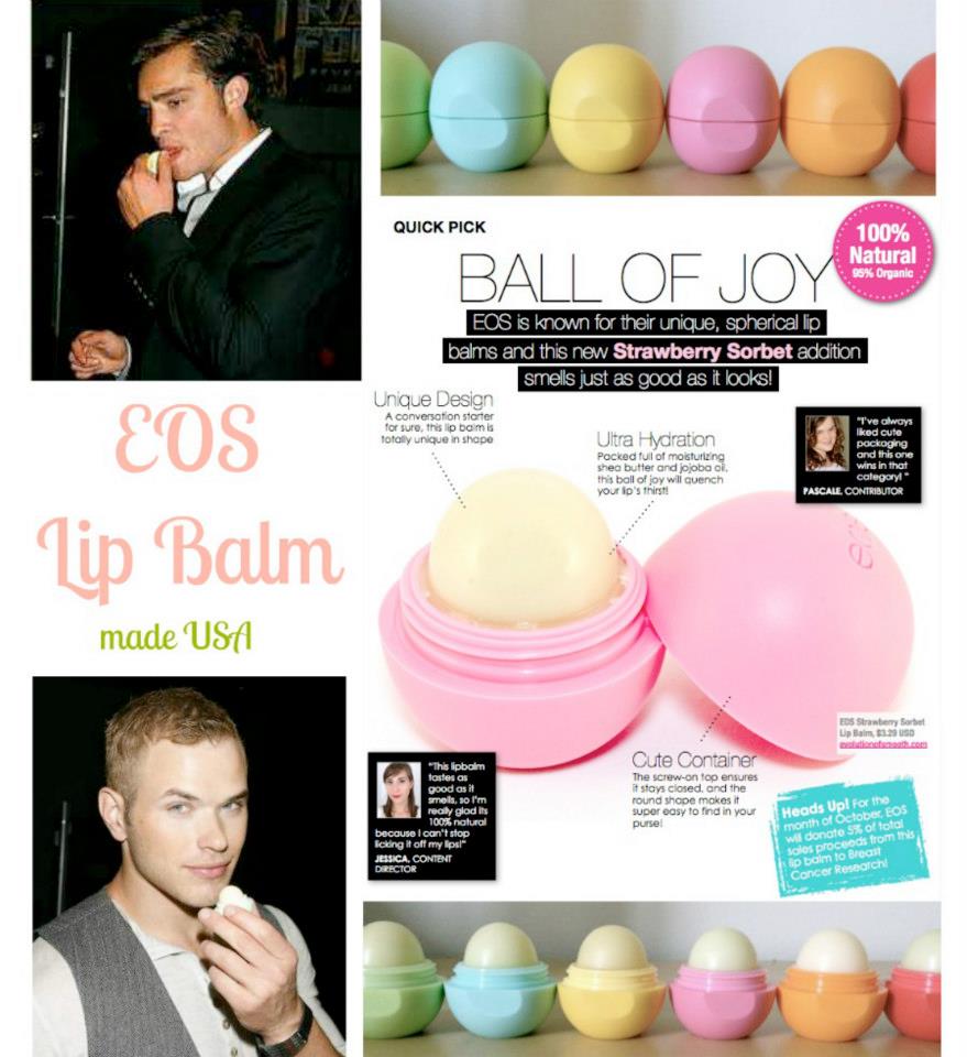 StrawBerry TaGs EOS Smooth Lip Balm Collection (Ready Stock in Malaysia)