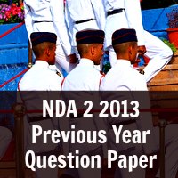 NDA 2 2013 Previous Year Question Paper