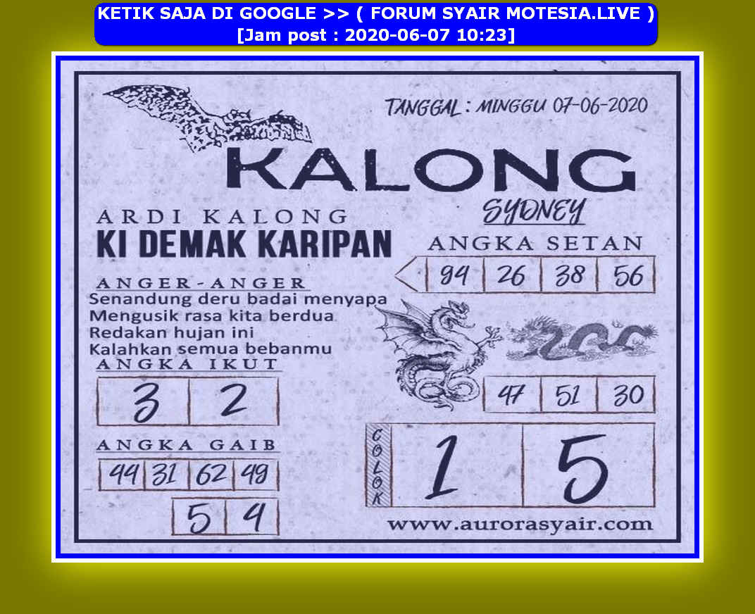 11 Forum syair sgp ramalan toto