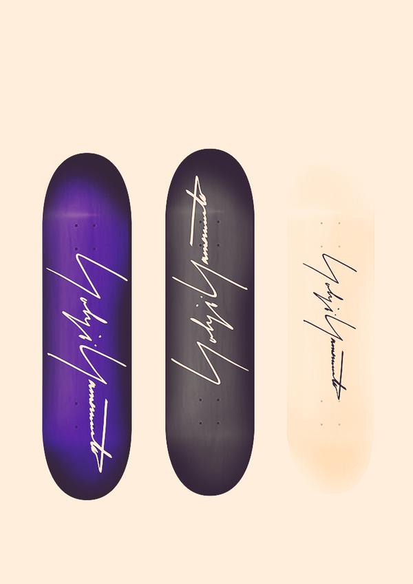 Yohji Yamamoto Skateboard 2015