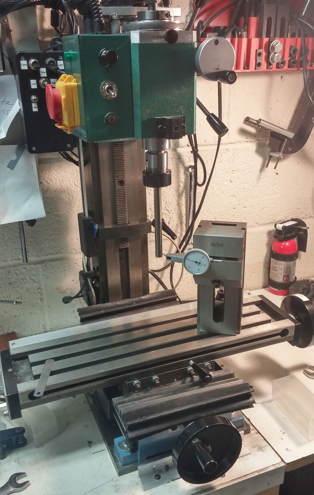 Benchtop Machine Shop Mill Head Alignment