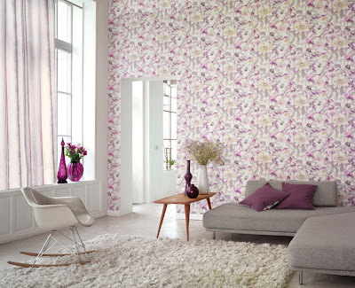 papel de pared colorado floral