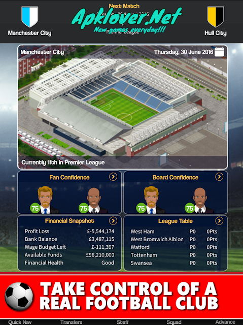 Club Soccer Director 2018 MOD APK unlimited money Club Soccer Director 2018 MOD APK unlimited money
