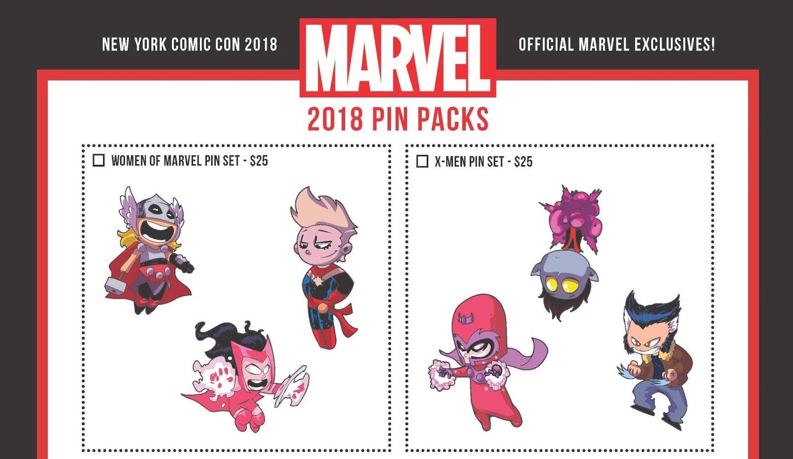 Wondercon 2020 Marvel Avengers X-Men Cyclops Scott Arcade Character Select PIN
