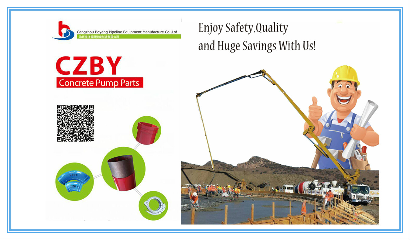 CZBY Concrete Pump Delivery Rubber Hoses,3'',4'',5''