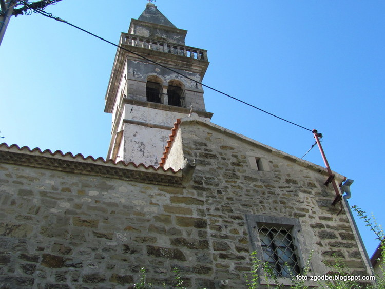 Krkavče, cerkev sv. nadangela Mihaela Slovenija, J.Primorska