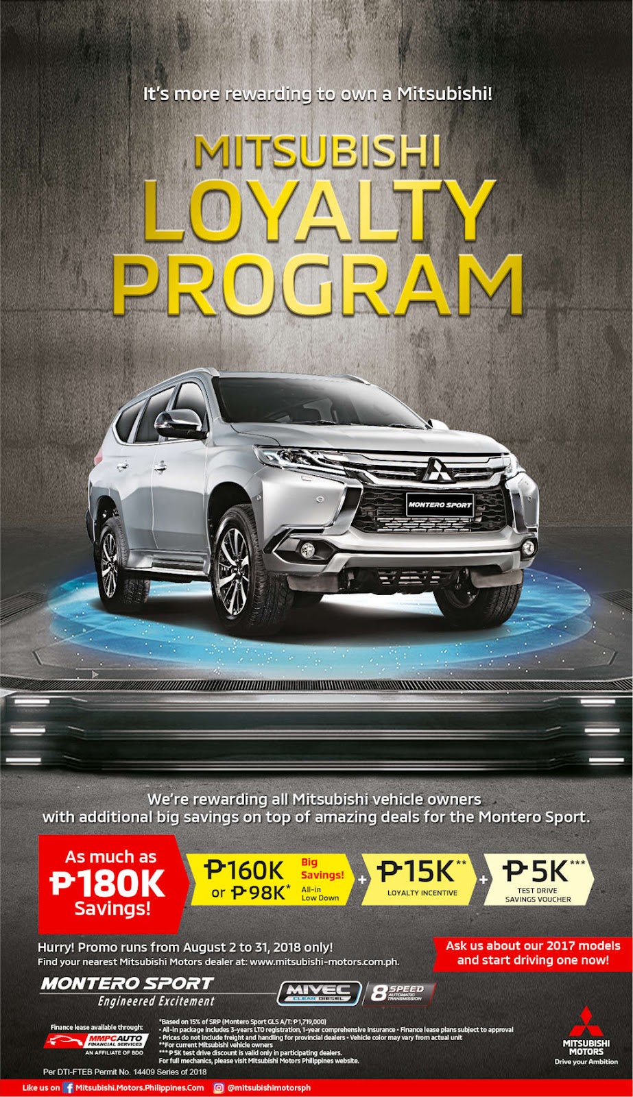 Are You a Loyal Mitsubishi Owner? You Can Get the Montero Sport GLS A/T ...