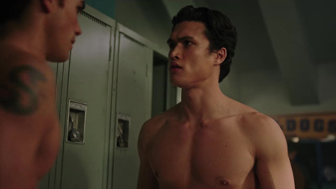 Charles Melton and KJ Apa shirtless in Riverdale 3-10 "Chapter Forty-F...
