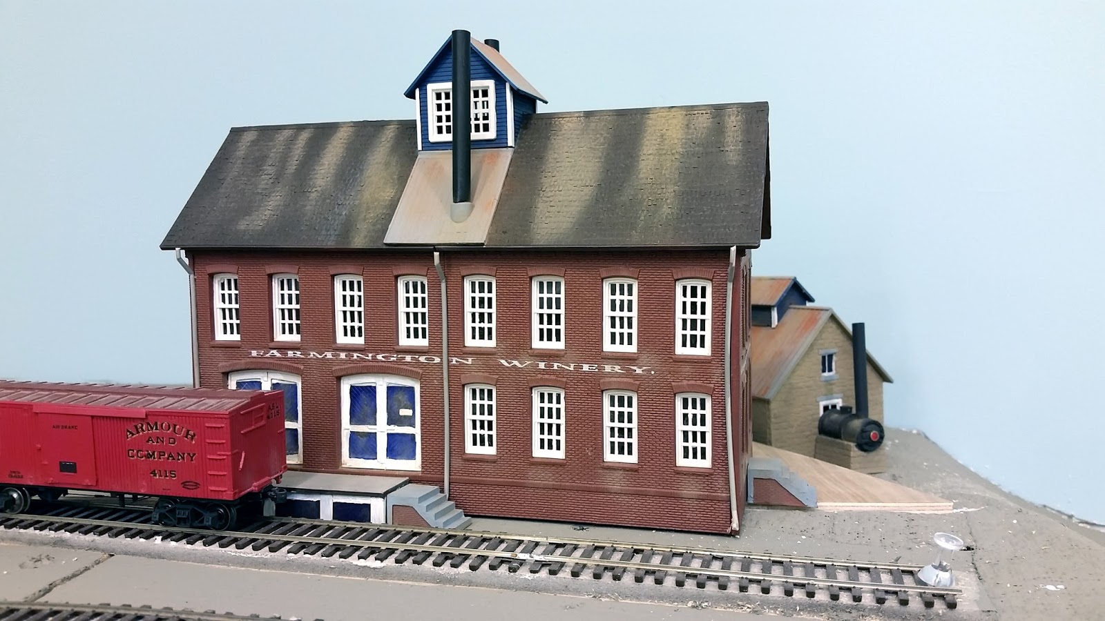 Stockton and Copperopolis Railroad New Structures at Farmington