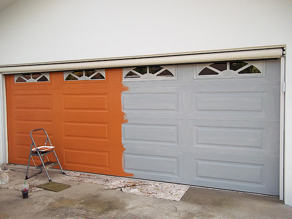 Orange Base Coat Color On Garage Door | Everything I ... Orange Base Coat Color On Garage Door | Everything I ... on Garage Door Colors Pictures
id=68592