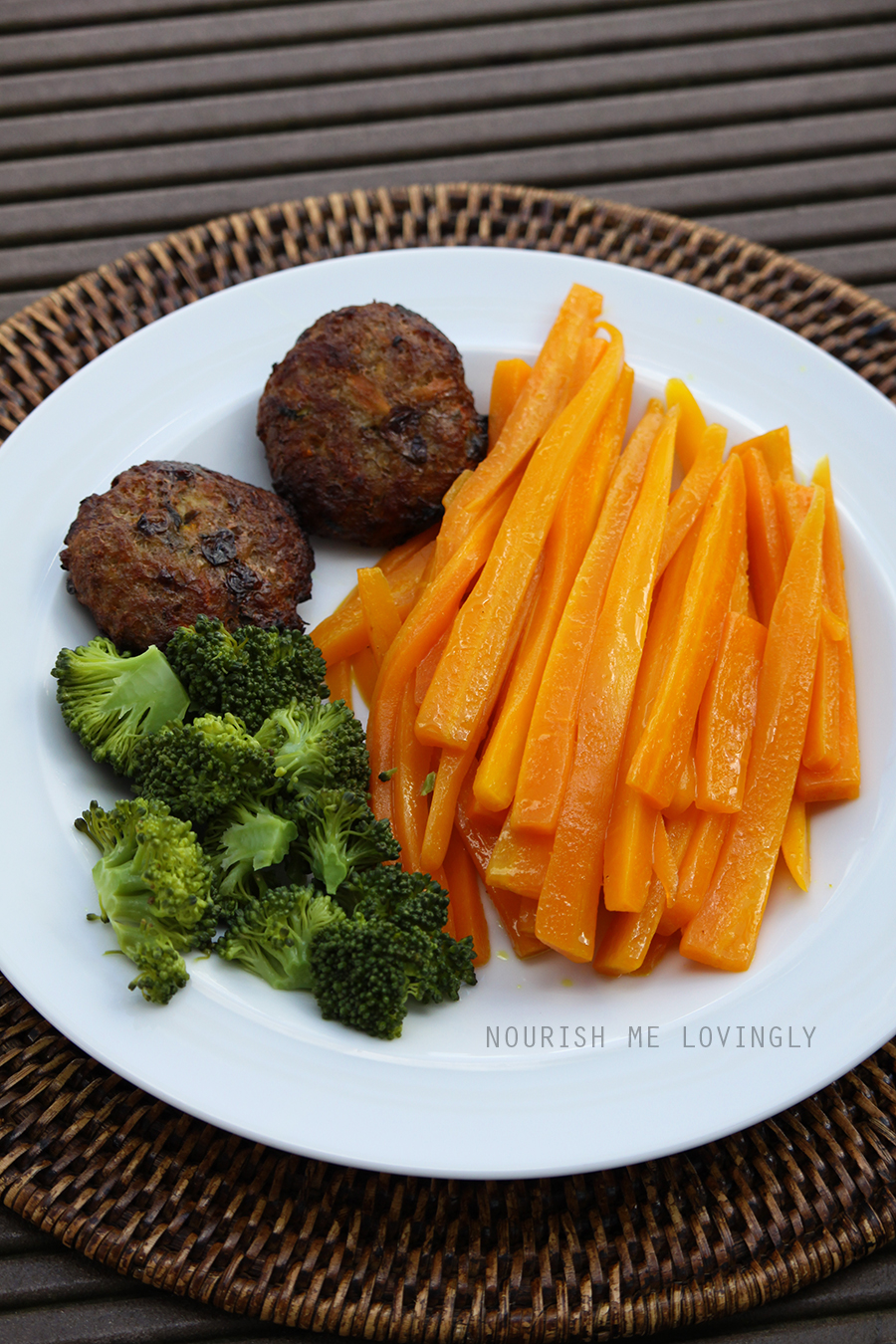 Nourish me lovingly Three item patty breakfast (AIP)