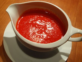 salsa roja de pimientos