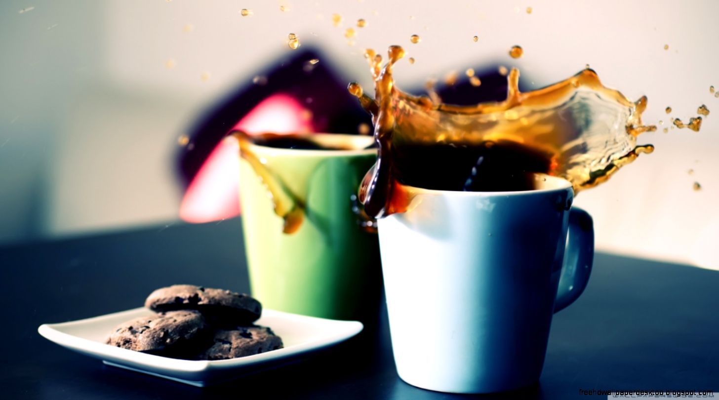 Tea Cups Splash HD desktop wallpaper  High Definition  Mobile