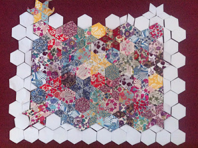 paper english piecing flossie teacakes begin where quilt epp hexagon