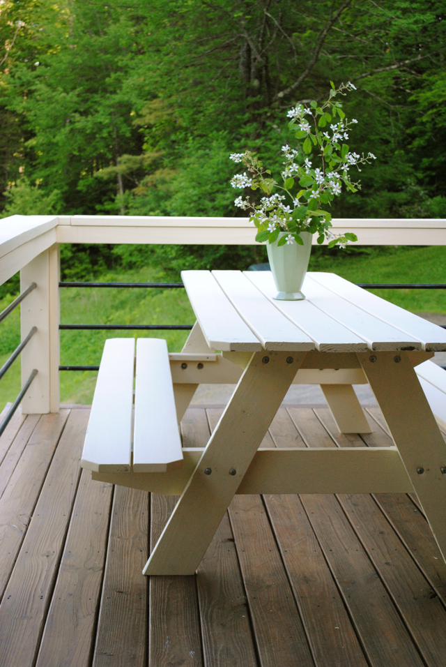 The Little Dog Blog DIY Wedding Picnic Tables