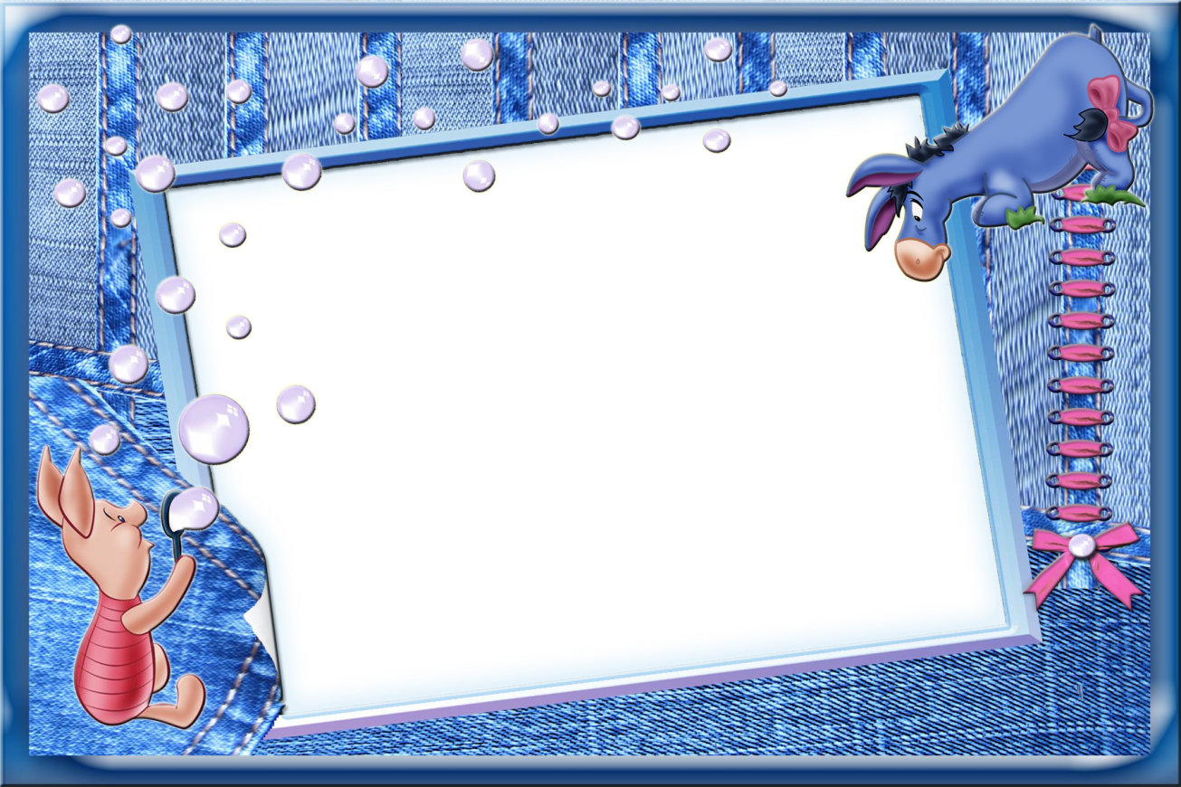 Winnie the Pooh Free Printable Photo Frames. Oh My Fiesta! in english