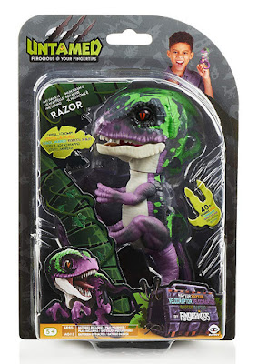 Zona Juguetes : Diversión Máxima: FINGERLINGS : Untamed - Raptor : Dinosaurio Velociraptor | Muñeco Interactivo para el dedo | Wow Wee 2018 | JUGUETE