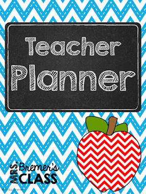 FREE Teacher planner to help you get organized for school!