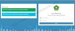 Info Perubahan Alamat Web Emis Online Jenjang MTs