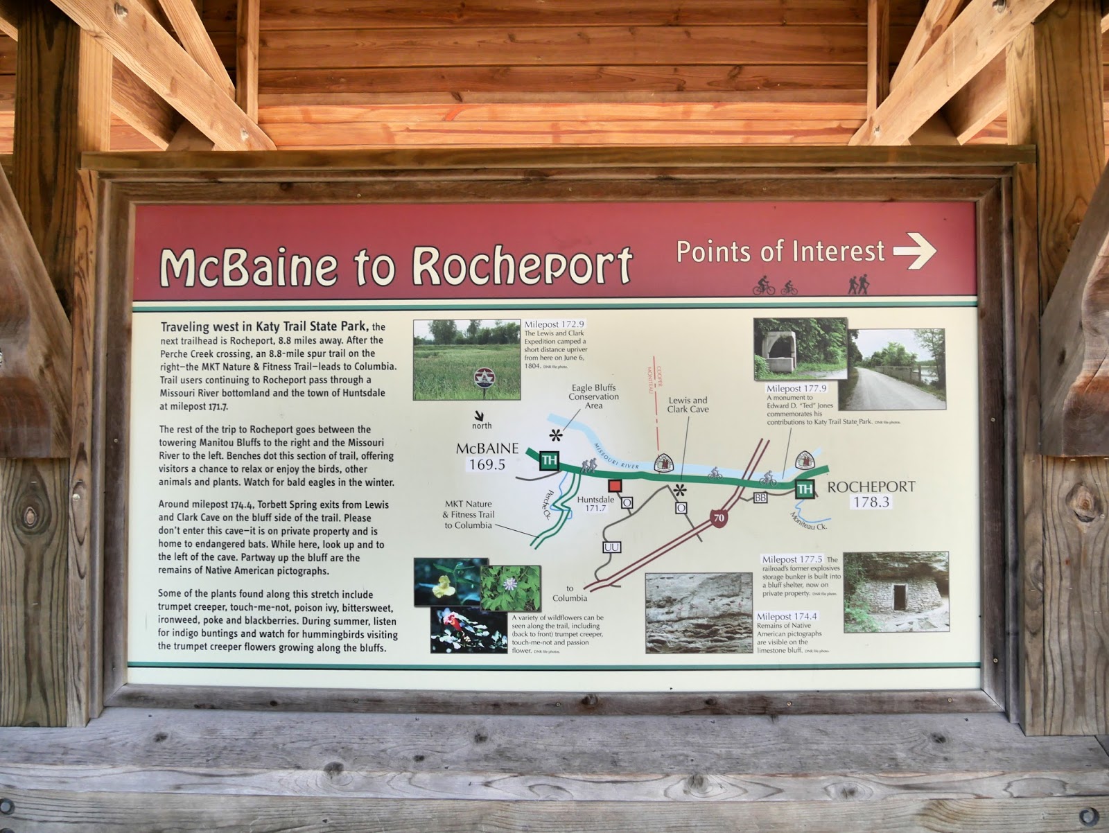American Travel Journal Rocheport to McBaine Katy Trail State Park