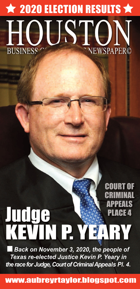 Our client Judge Kevin Patrick Yeary defeated his Democratic Challenger on November 3, 2020