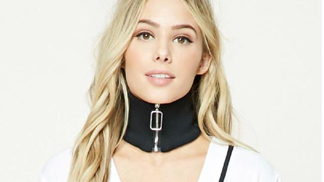Girl Wearing Black Choker Necklace · Free Stock Photo