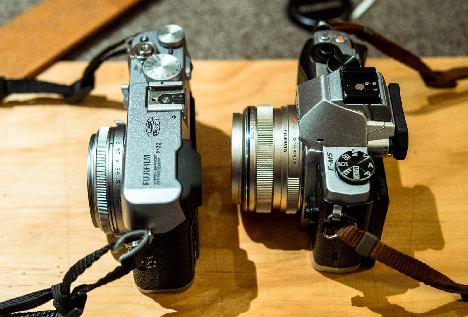 this is not a print Olympus OMD EM5 + Olympus 17mm f1.8 vs Fuji x100