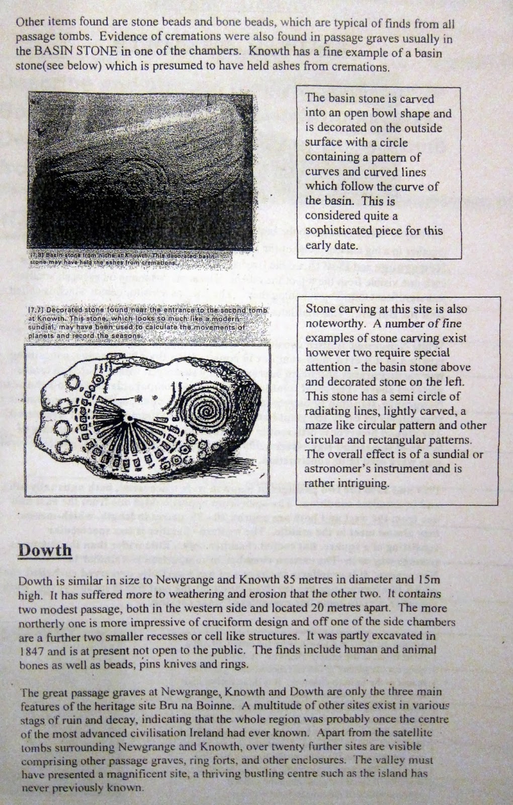 Leaving cert art history stone age questions image