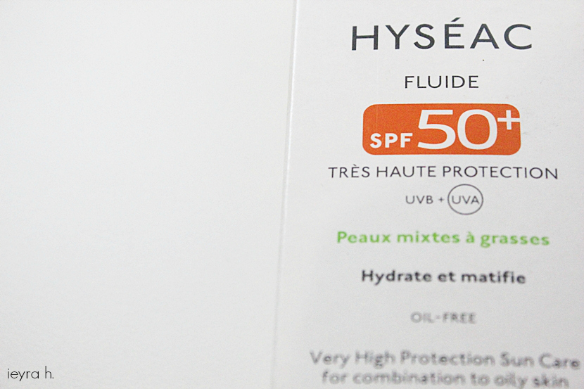Review | Uriage HYSEAC Fluid SPF50+ | ieyra h