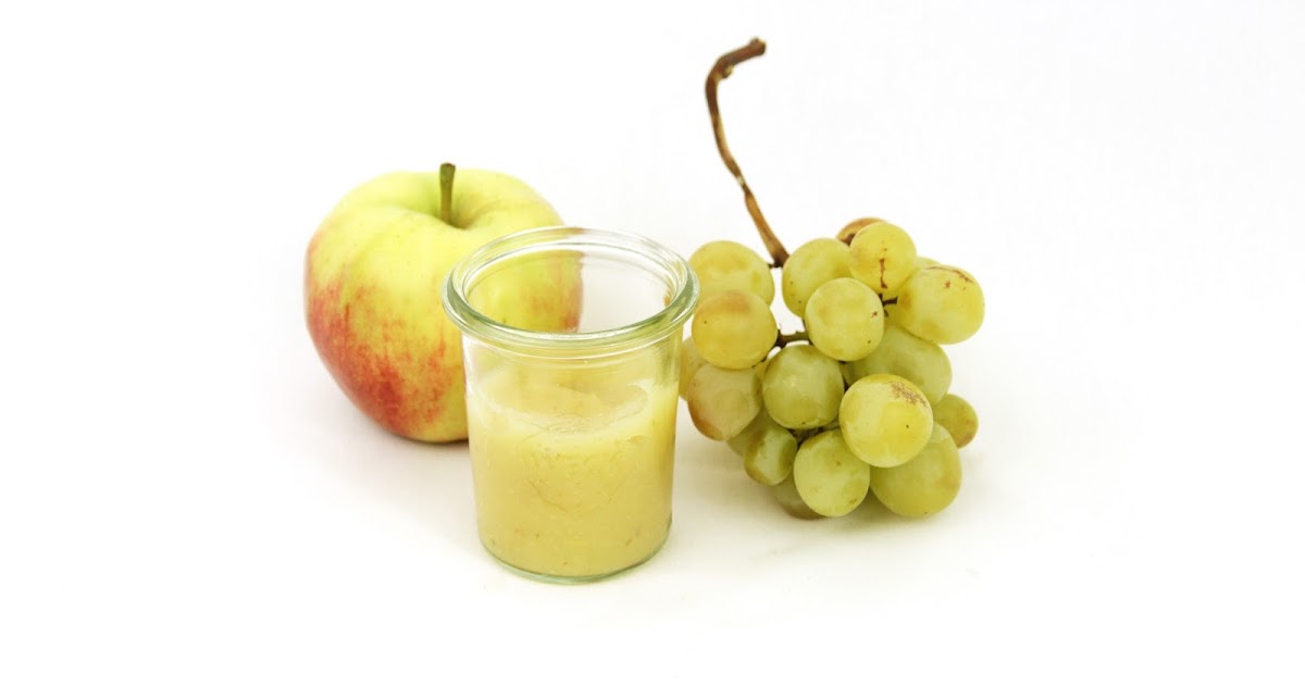 Compote PommeRaisin La Cuisine d'Achille, recettes pour bébés