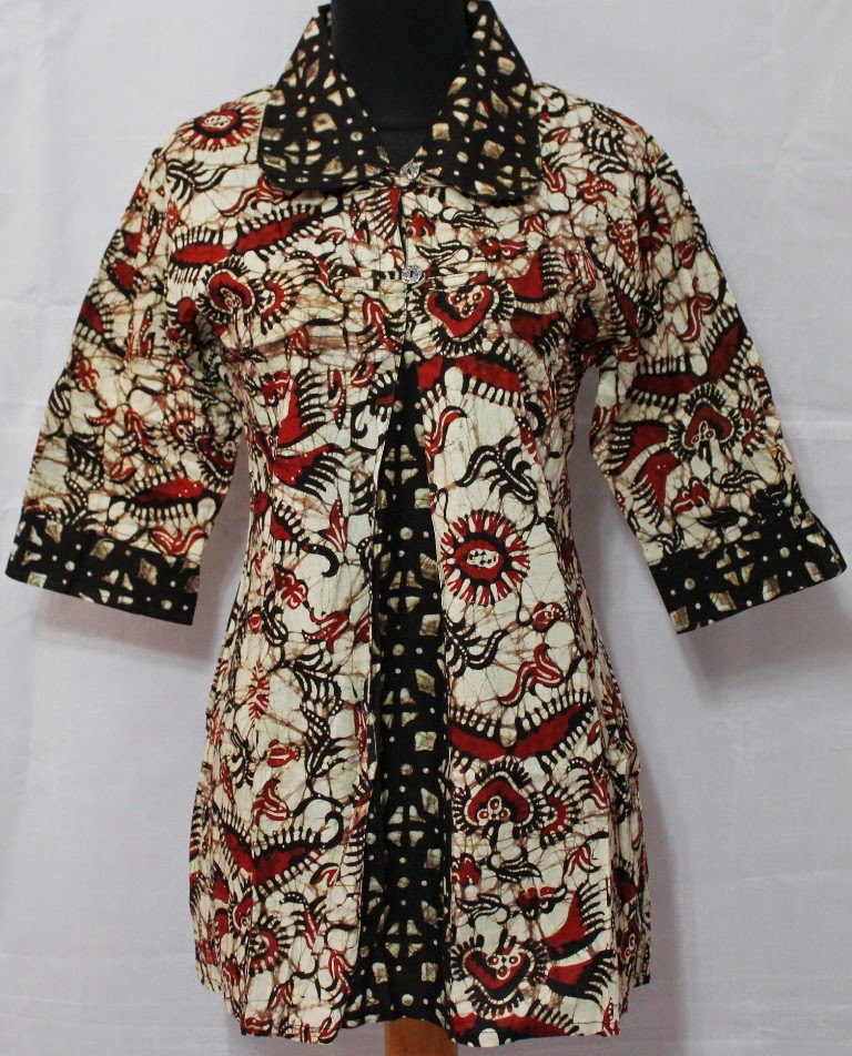 10 variasi Desain  baju  batik  kantor wanita 2021