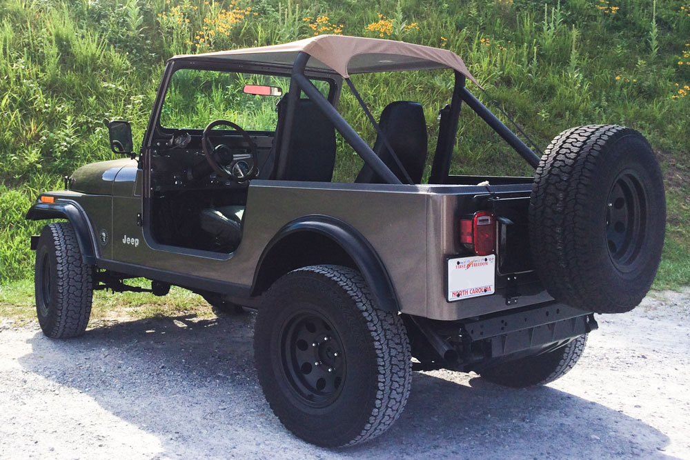 1986 Jeep CJ7 Restoration Top Doors