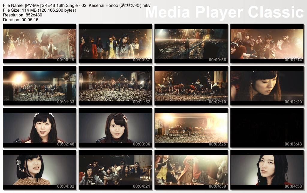 [MUSIC VIDEO] SKE48 16th Single – 02. Kesenai Honoo / 消せない炎 (2014.12.10/MKV/RAR)